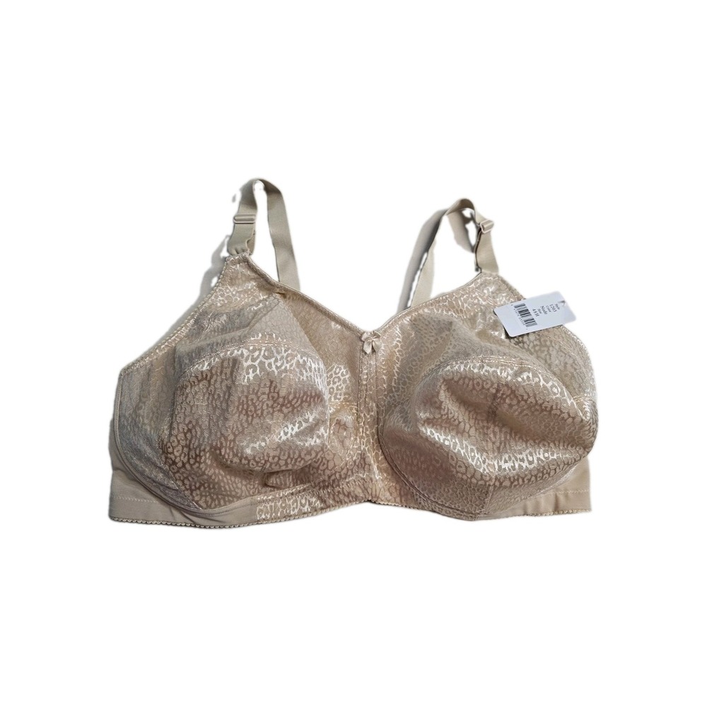 Elila Bra Leopard Pattern Lace Mesh Softcup 1203 Wireless 48 H
